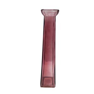 vintage burton+burton lavender column style glass vase